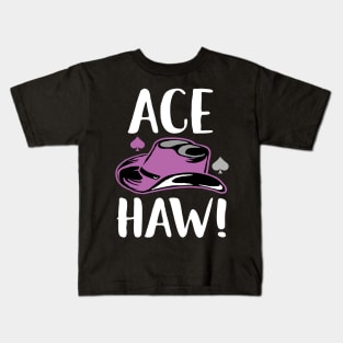 Ace Haw Asexual Cowboy Kids T-Shirt